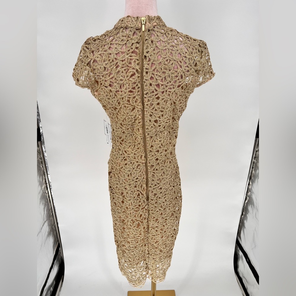 NWT Premier Amour Short Sleeve Sheath Lace Dress - Picture 9 of 14